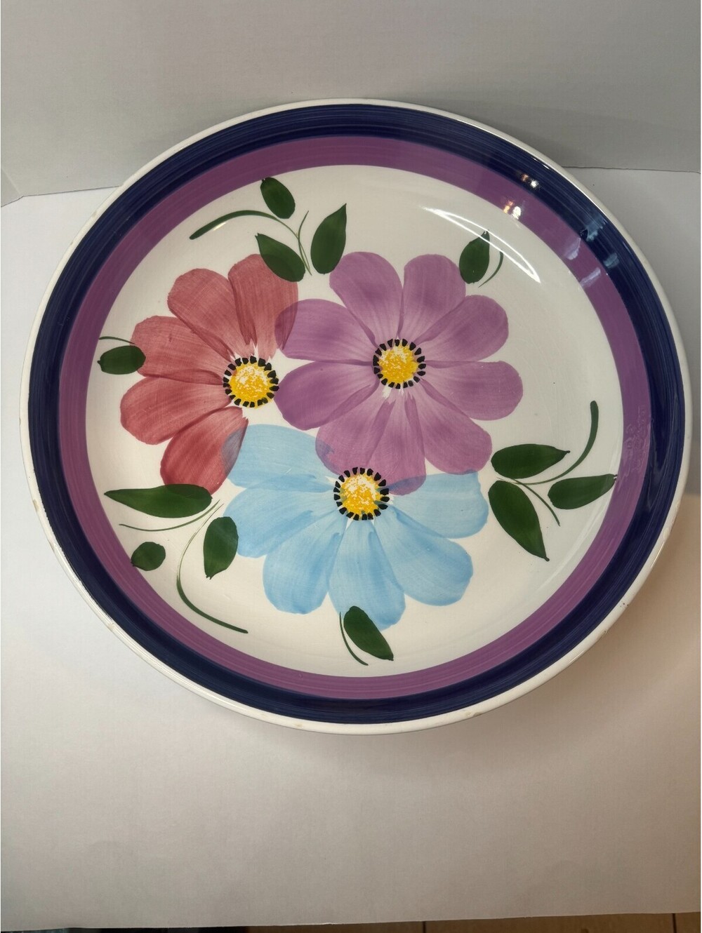 Vintage Gary Valenti “Maspeth Floral” Serving Dish